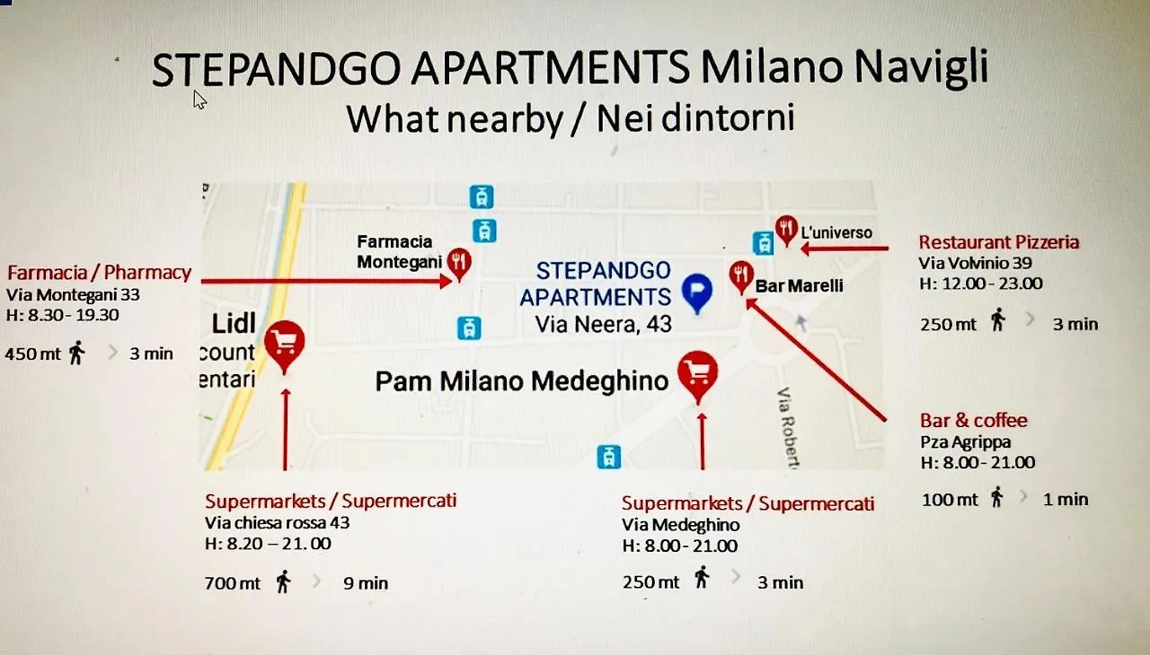 شقة Stepandgo Milano Navigli